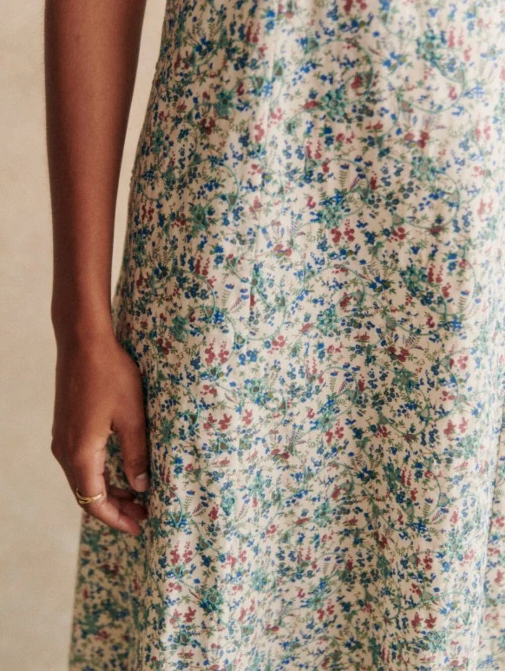 Sezane printed broderie